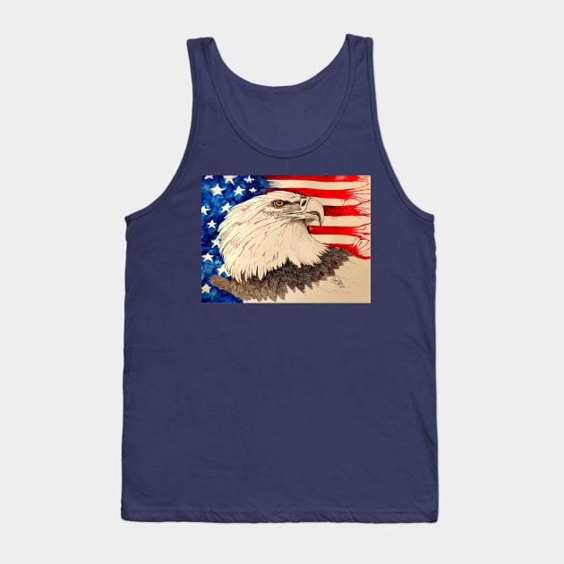 BE AMERICAN Tank Top by WildThingsTreasures34